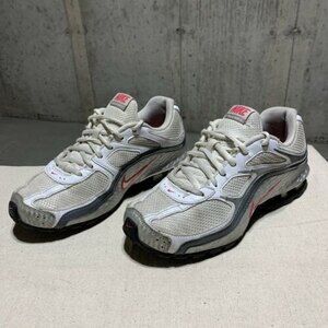 Nike Reax Run 5 Women’s Size 6 White Silver Pink Running Shoes 407987-116